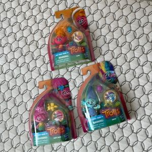 Set of 3 Dreamworks Trolls Action Figures